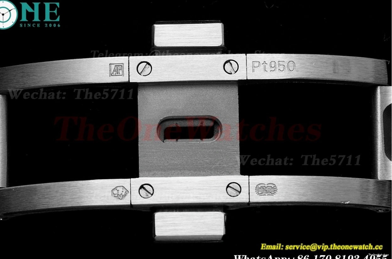 APSF Frosted Oak 15510 41mm White Dial Clone A4302 SS SS Royal Super 0413